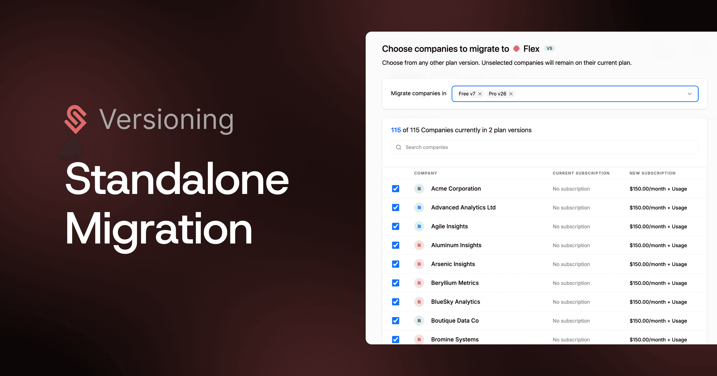 Standalone Migrations