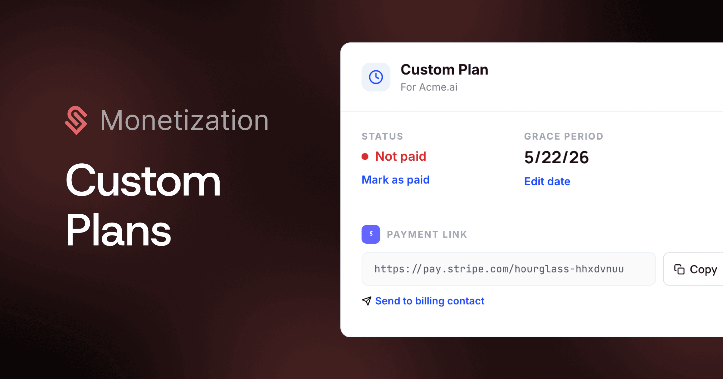 Custom Plans