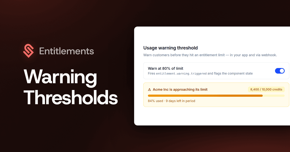 Warning Thresholds